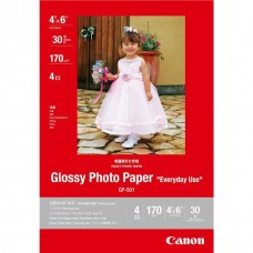 Canon Glossy Photo Paper 4" X 6" (30 sheets)